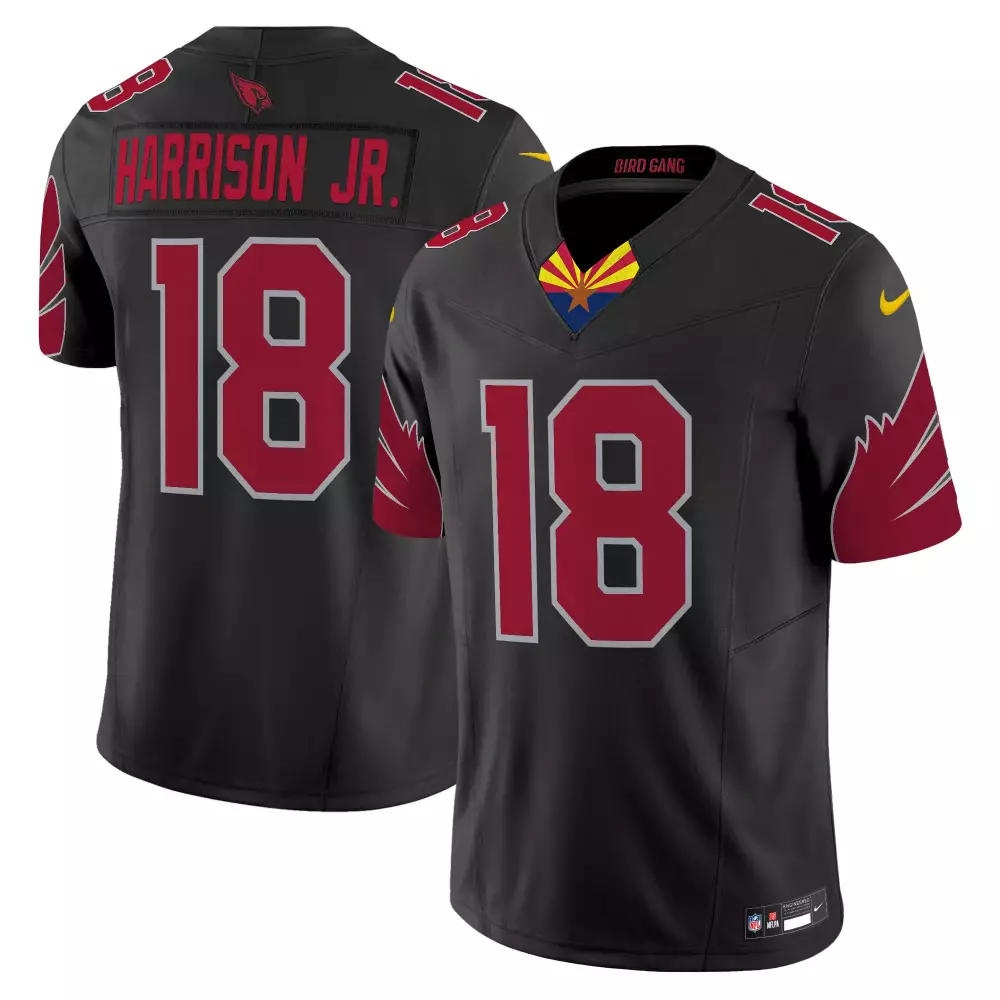 Marvin Harrison 18 Jersey Black Arizona Cardinals Men Player Red White Vapor Limited