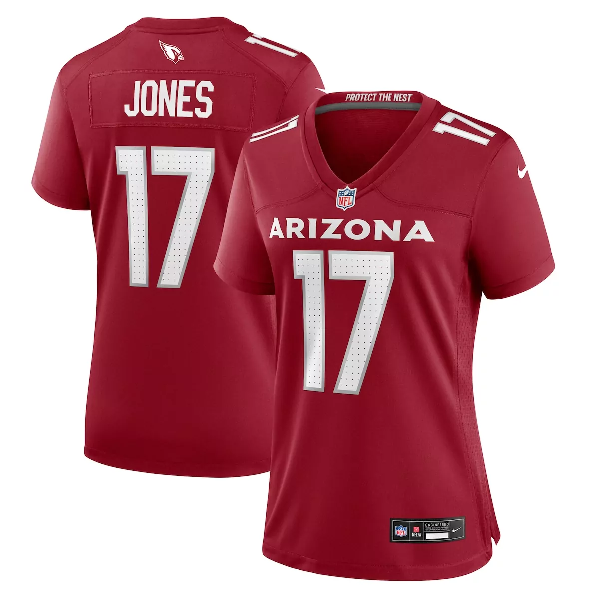 Zay Jones 17 Arizona Cardinals Jersey Cardinal Red Women Game White
