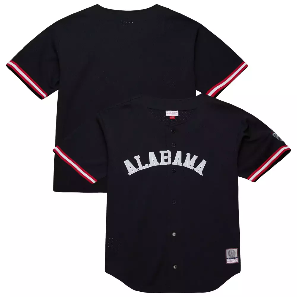 Alabama Jersey Black Men White Red Stitched Vapor