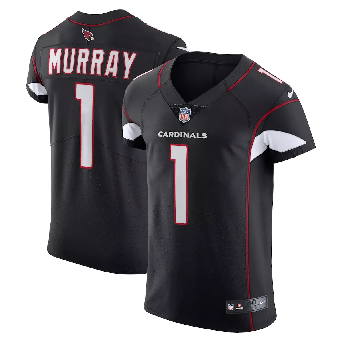 Kyler Murray 1 Arizona Cardinals Jersey Black Men Red White Alternate Vapor Elite