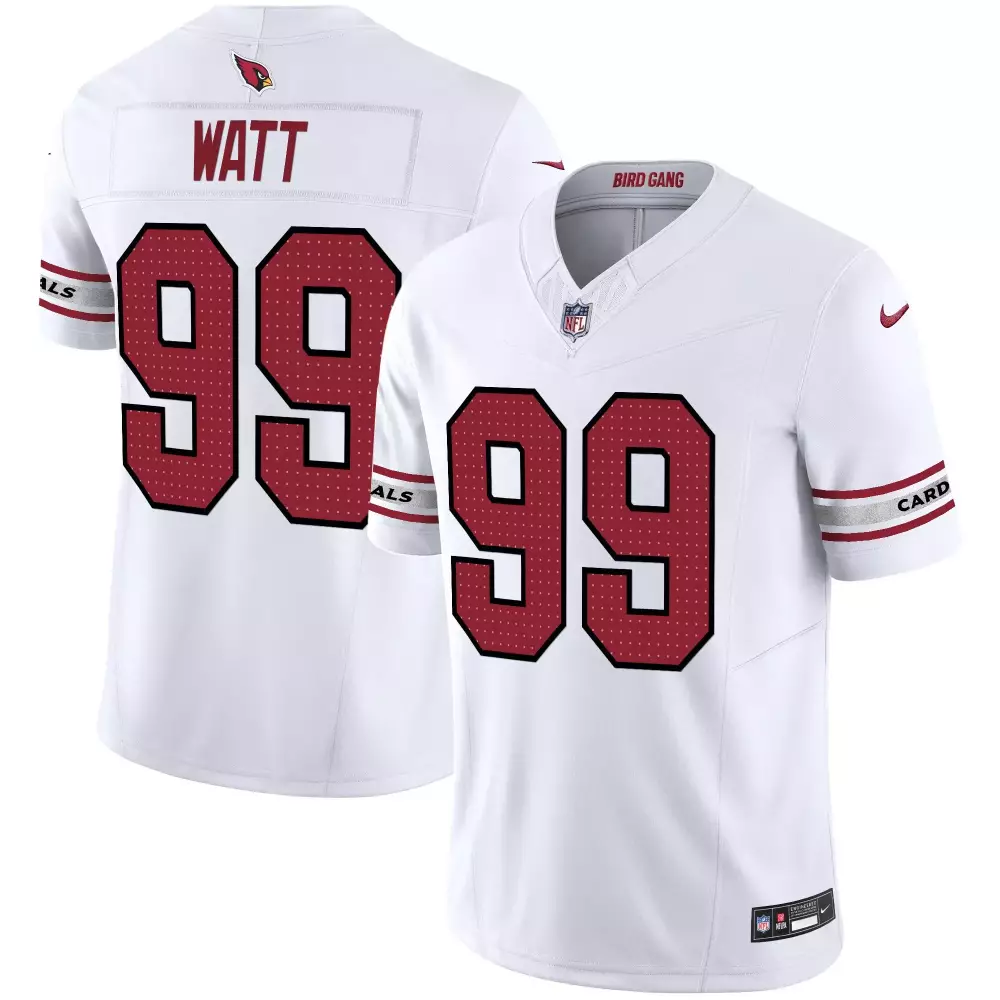 Jj Watt 99 Cardinals Jersey White 2022 Men Player Cardinal Red Black Vapor Limited