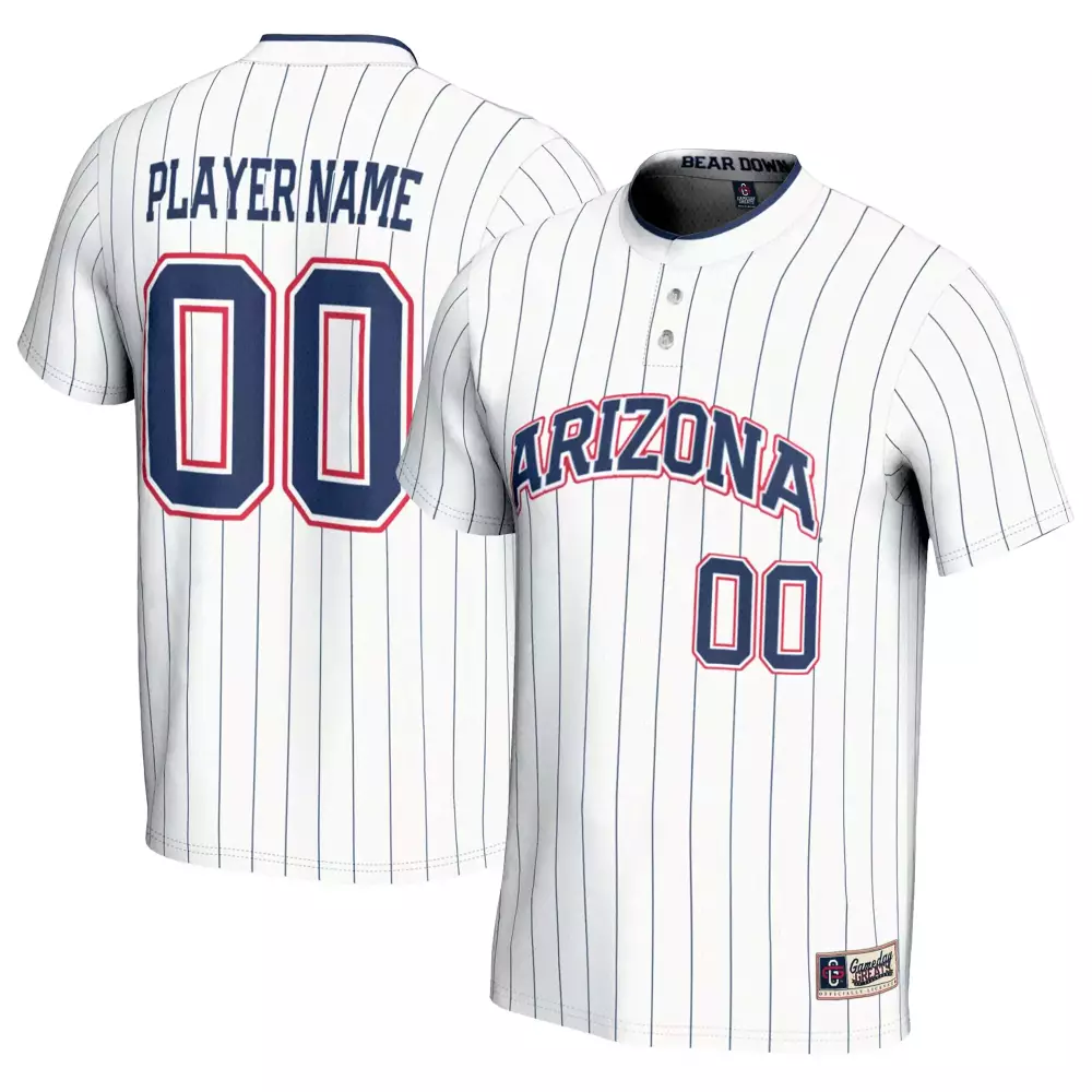 Arizona Jersey White Navy Blue Red Custom All Stitched Vapor