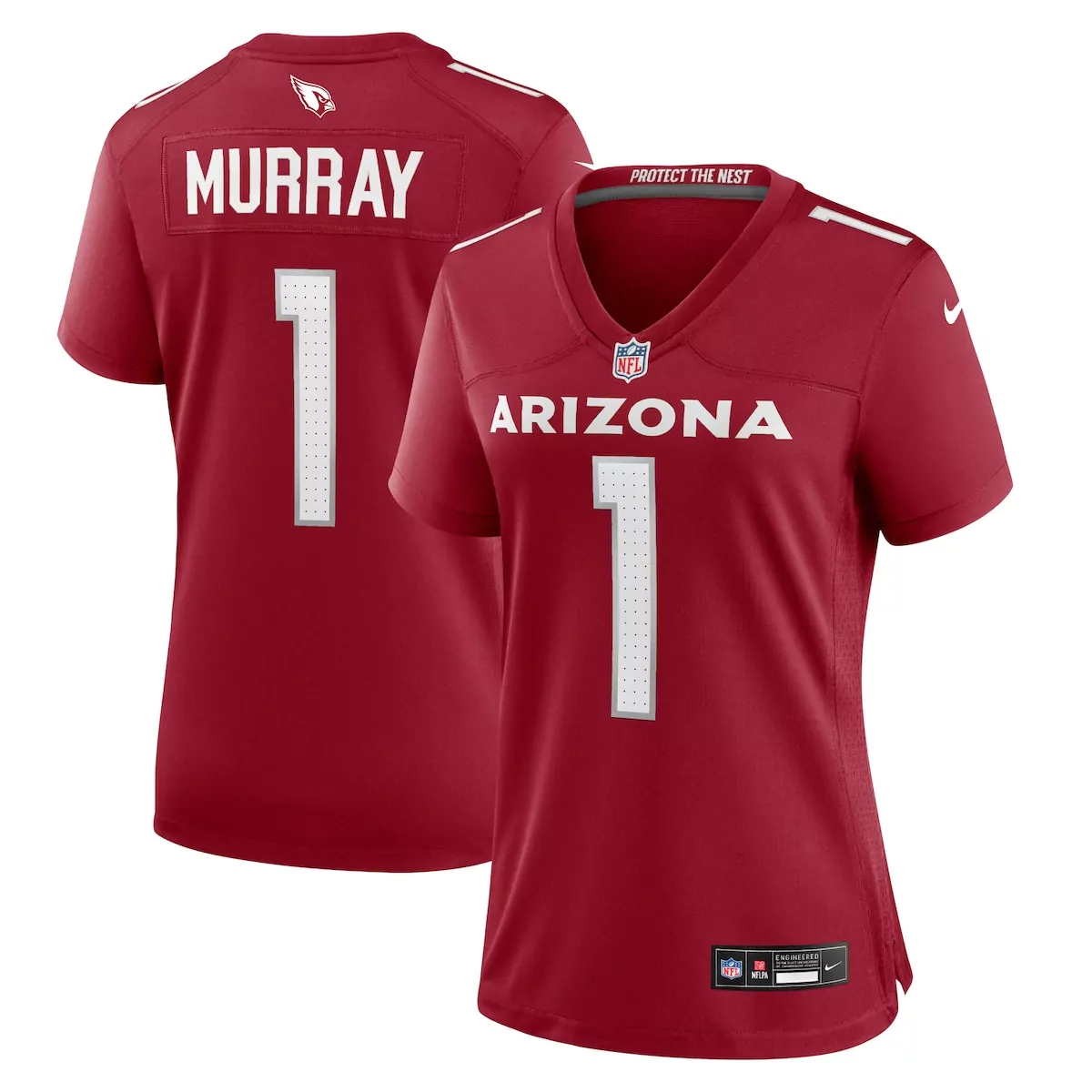 Kyler Murray 1 Arizona Cardinals Jersey Cardinal Red Men Replica White Silver