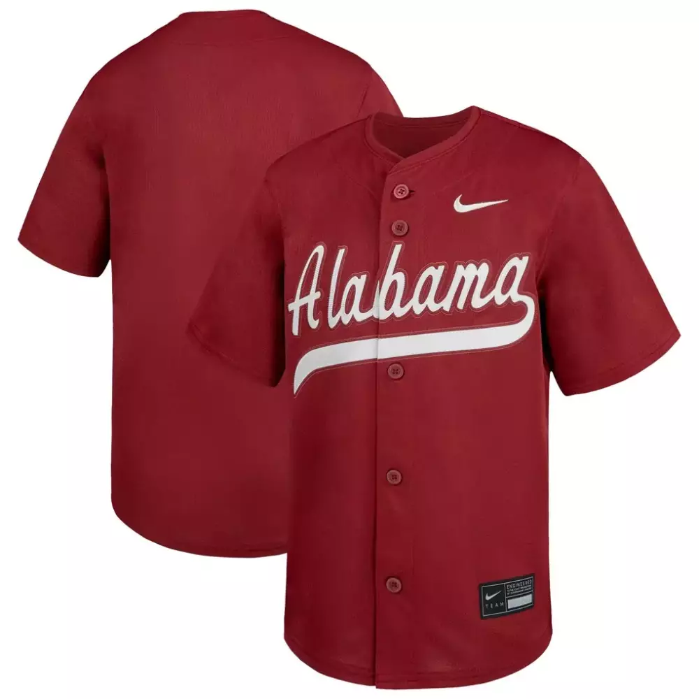 Baseball Alabama Jersey Crimson Men White Limited