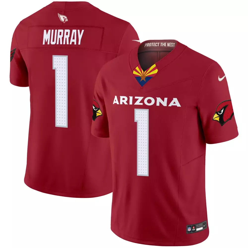 Kyler Murray 1 Arizona Cardinals Jersey Cardinal Red Protect The Nest Men White Black
