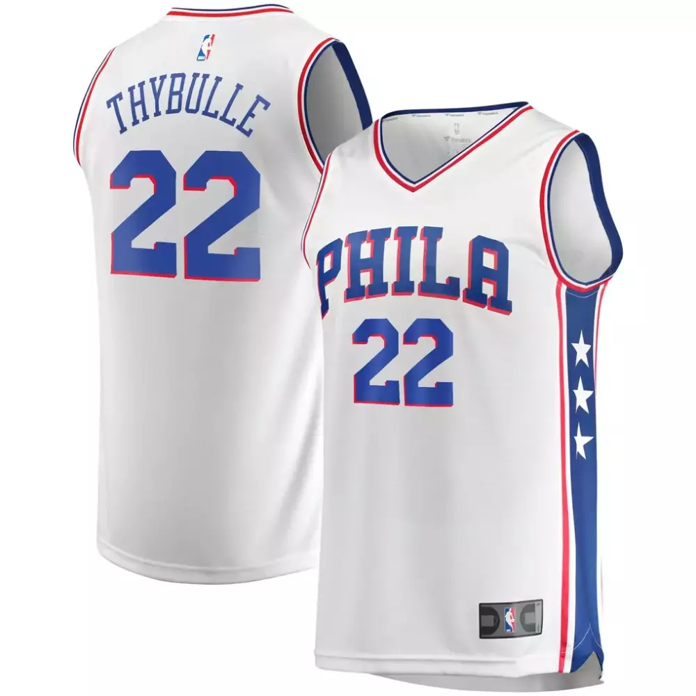 Matisse Thybulle 22 Jersey White Philadelphia 76ers Men Standard Blue Red Replica