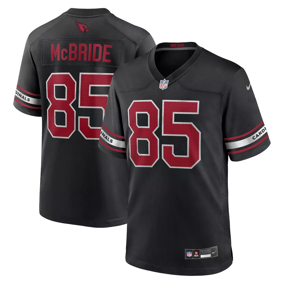 Trey Mcbride 85 Cardinals Jersey Black Men Standard Red White Alternate Game