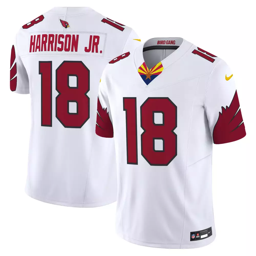 Marvin Harrison 18 Jersey White Arizona Cardinals Men Alternate Cardinal Red Yellow
