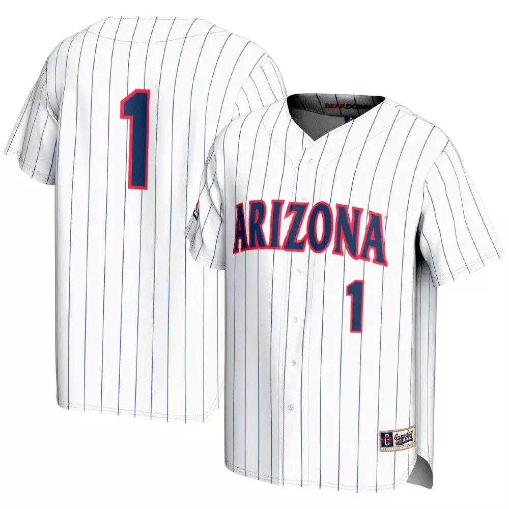 Peach Colorway 1 Arizona Wildcats Jersey White Men Navy Blue Red All Stitched Vapor