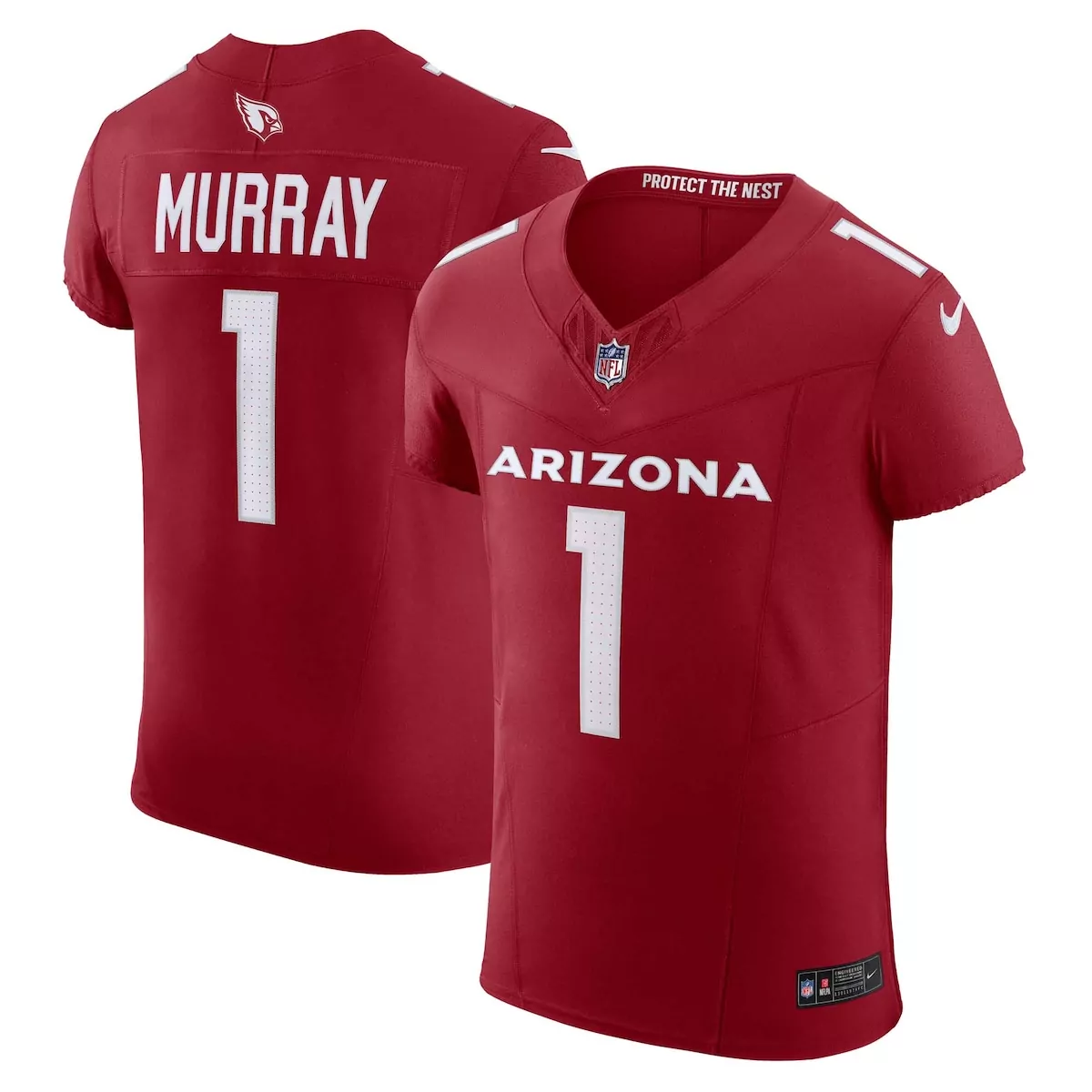 Kyler Murray 1 Arizona Cardinals Jersey Cardinal Red Protect The Nest Men Game White
