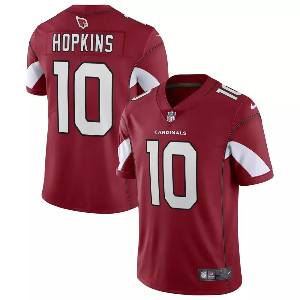 Deandre Hopkins 10 Cardinals Jersey Maroon Men Official White Vapor Limited
