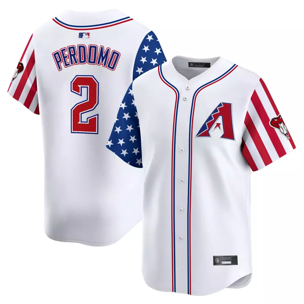 Geraldo Perdomo 2 Jersey White Arizona Diamondbacks Players Association Men Alternate