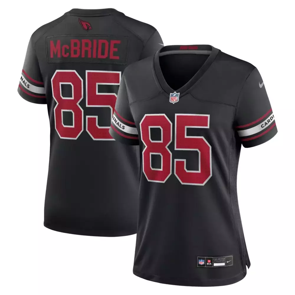 Trey Mcbride 85 Arizona Cardinals Jersey Black Women Player Red White Alternate Game