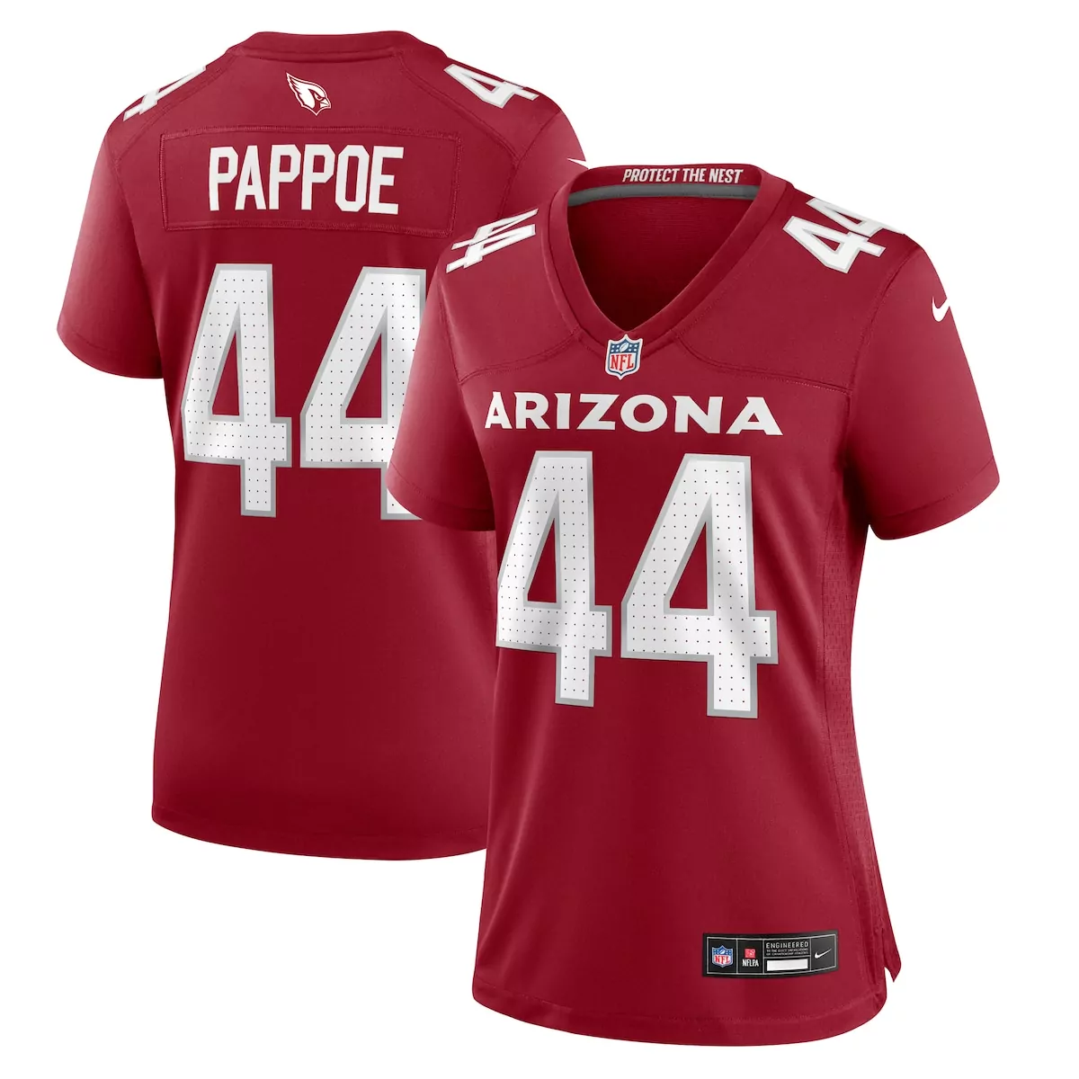 Owen Pappoe 44 Arizona Cardinals Jersey Cardinal Red Protect The Nest Women Game