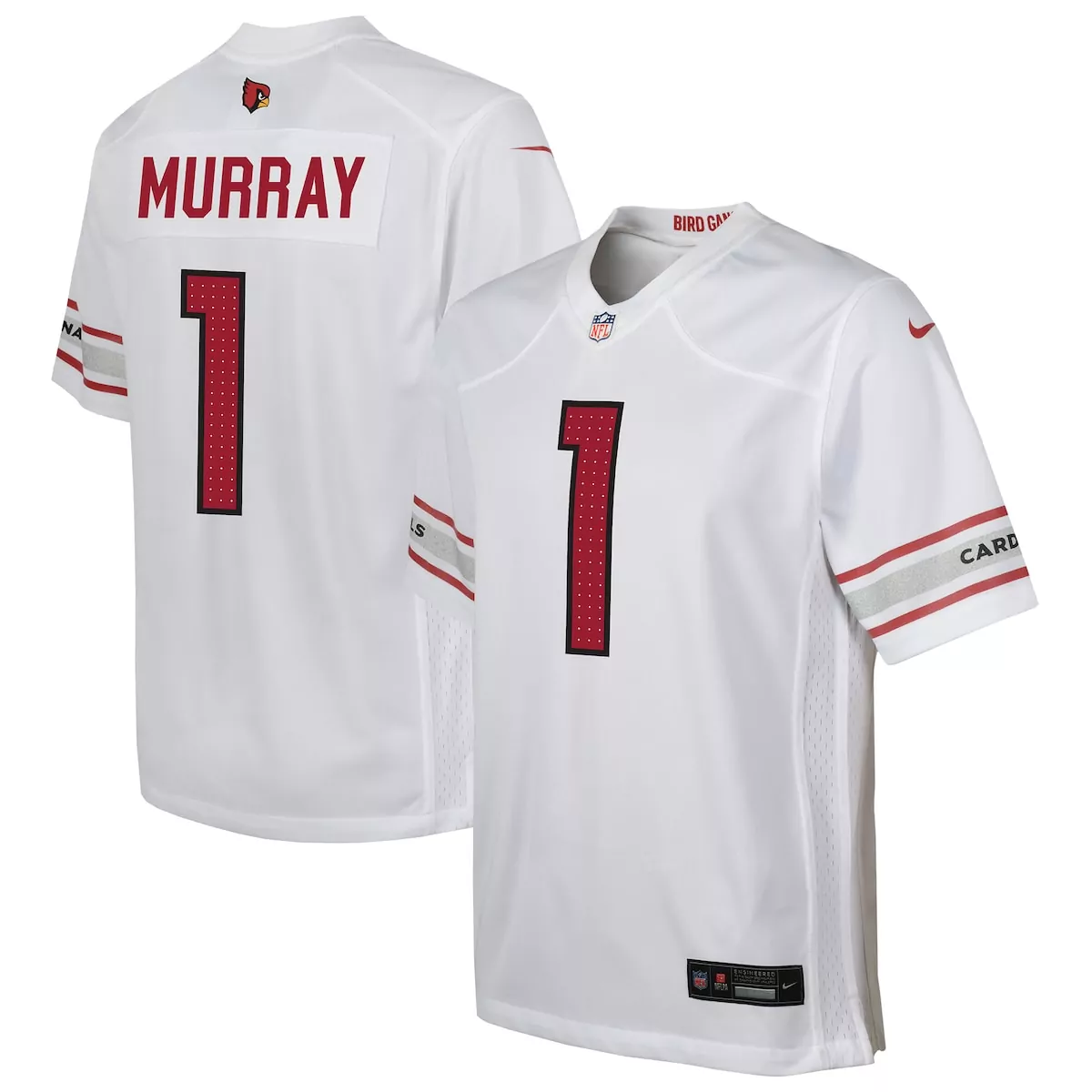 Kyler Murray 1 Arizona Cardinals Jersey White Men Replica Alternate Red Grey Game