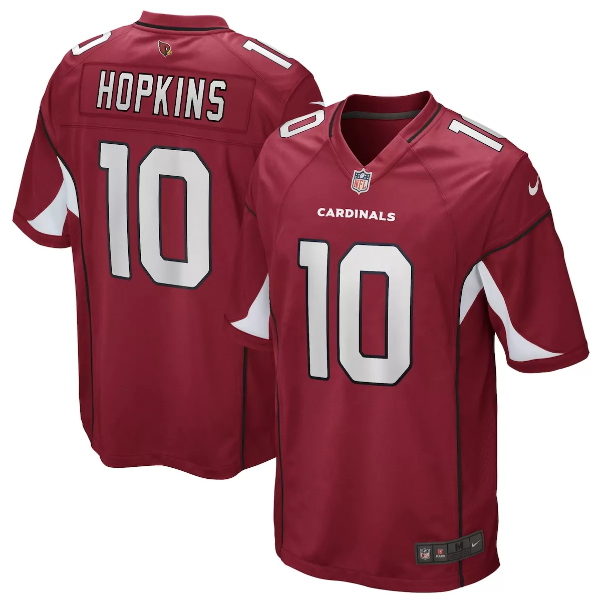 Deandre Hopkins 10 Jersey Maroon Arizona Cardinals Men Replica White Game
