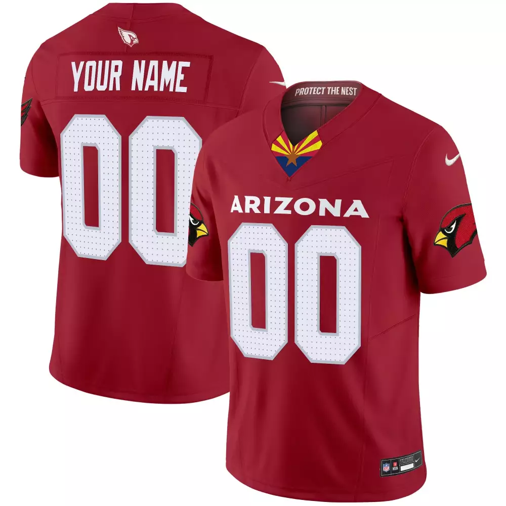 Custom Arizona Cardinals Jersey Red White Black Yellow Blue Vapor Limited v2 All