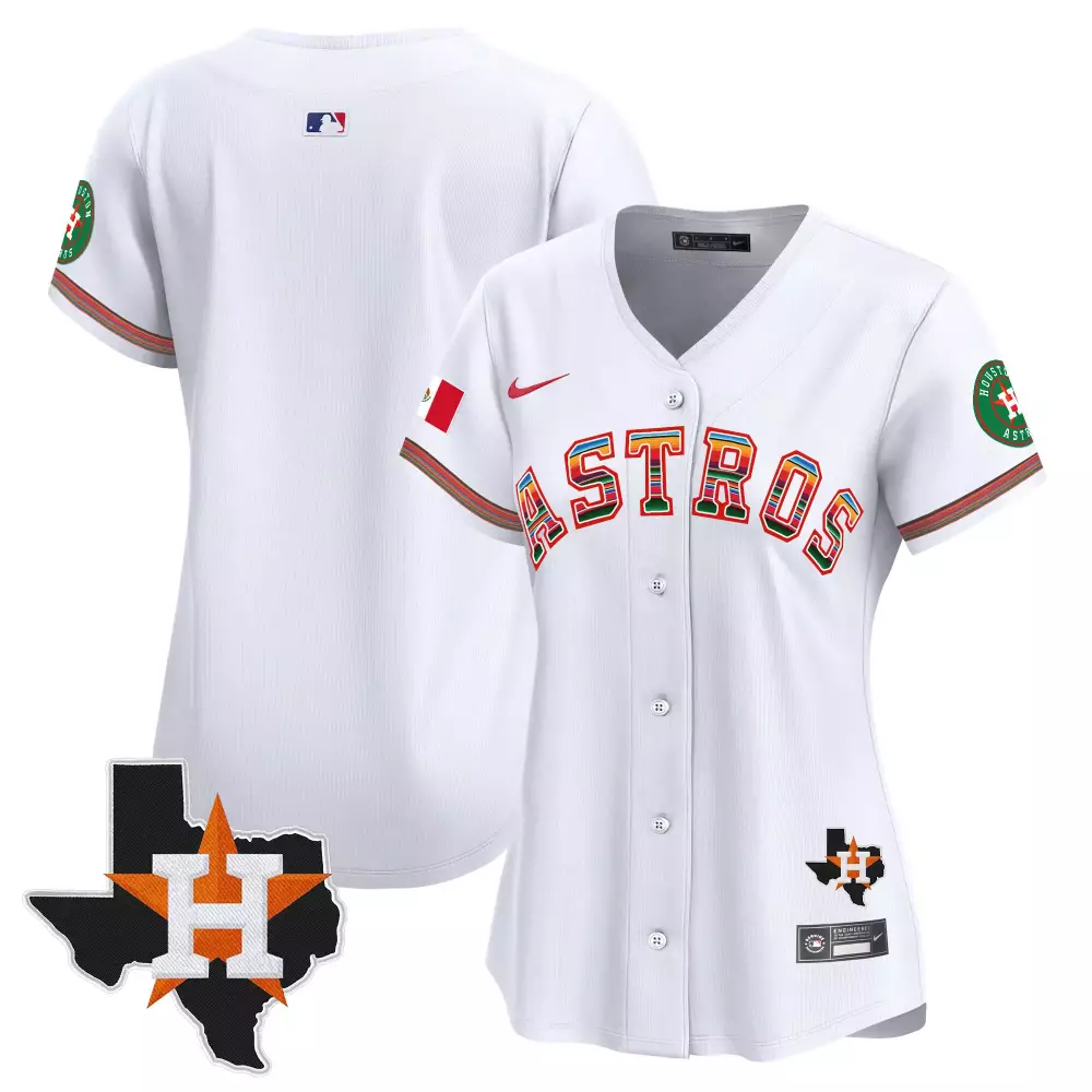 Alex Bregman 2 Houston Astros Jersey White Cinco De Mayo Mexico Flag Texas Outline 2023