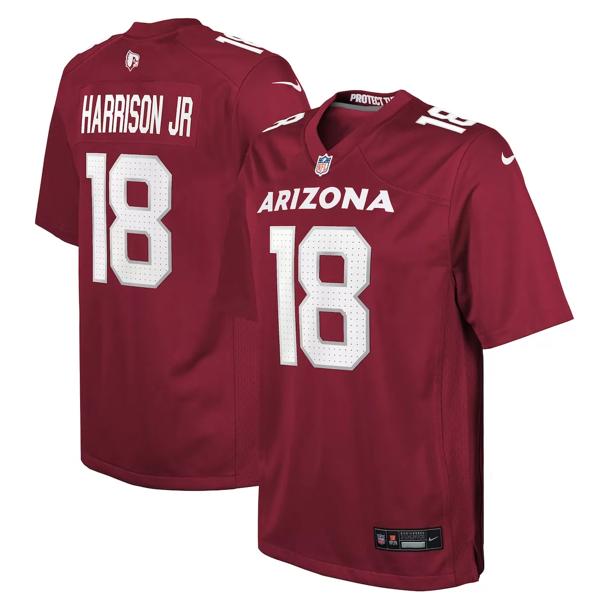 Marvin Harrison 18 Jersey Maroon Arizona Cardinals Men Fitted White Game