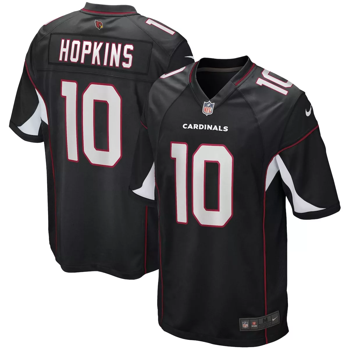Deandre Hopkins 10 Cardinals Jersey Black Men White Cardinal Red Game