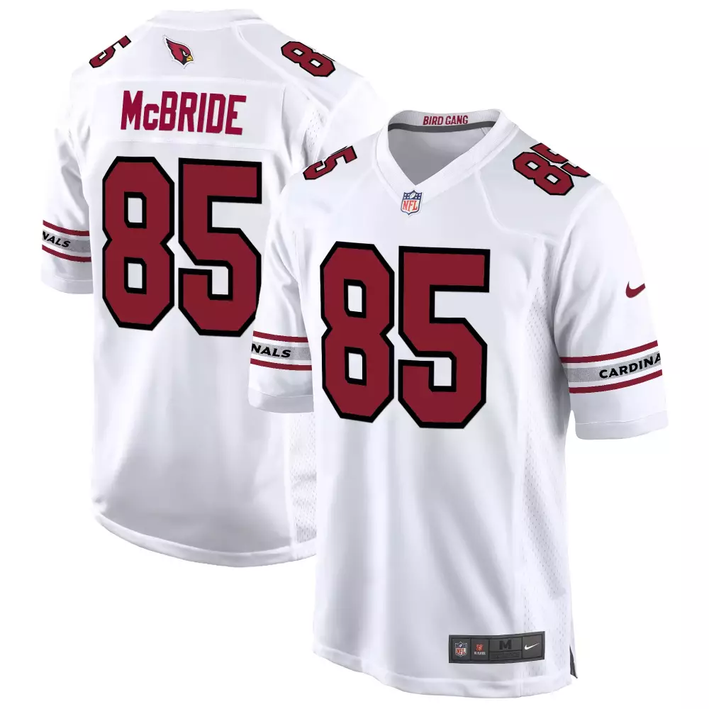 Trey Mcbride 85 Arizona Cardinals Jersey White Men Player Cardinal Red Gray Game