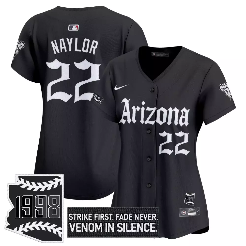 Taylor Clarke 22 Jersey Black Venom Arizona Diamondbacks Men White Vapor