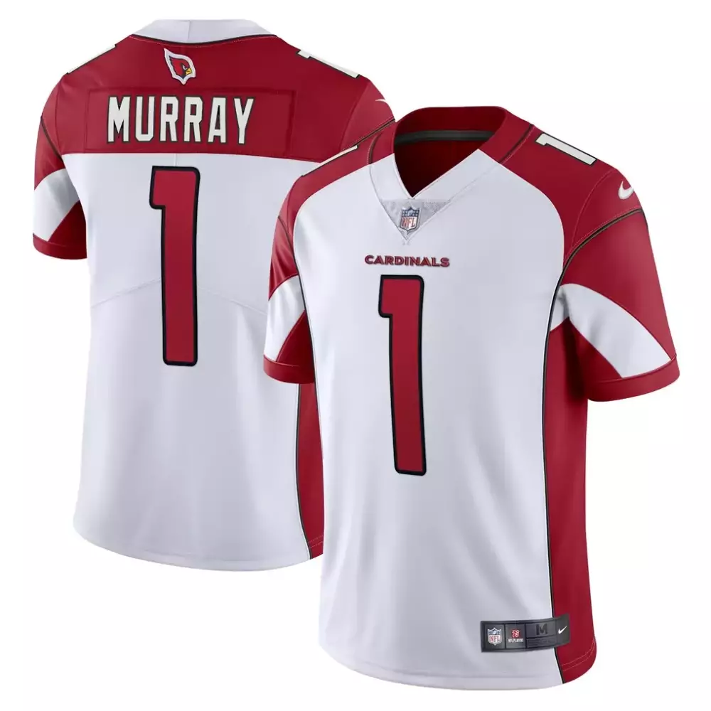 Kyler Murray 1 Arizona Cardinals Jersey White Men Red Vapor Limited