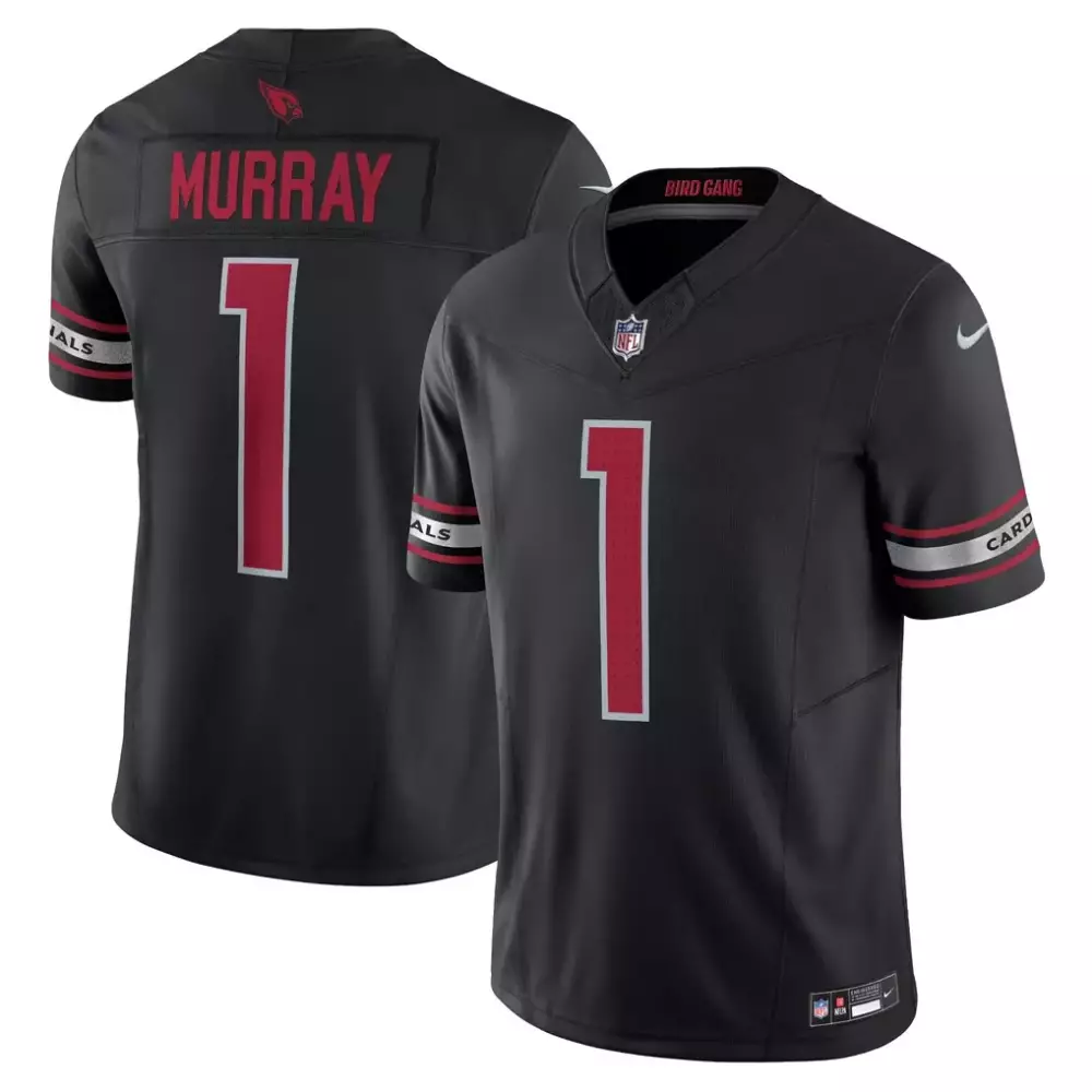 Kyler Murray 1 Cardinals Jersey Black Men Red White Vapor Limited