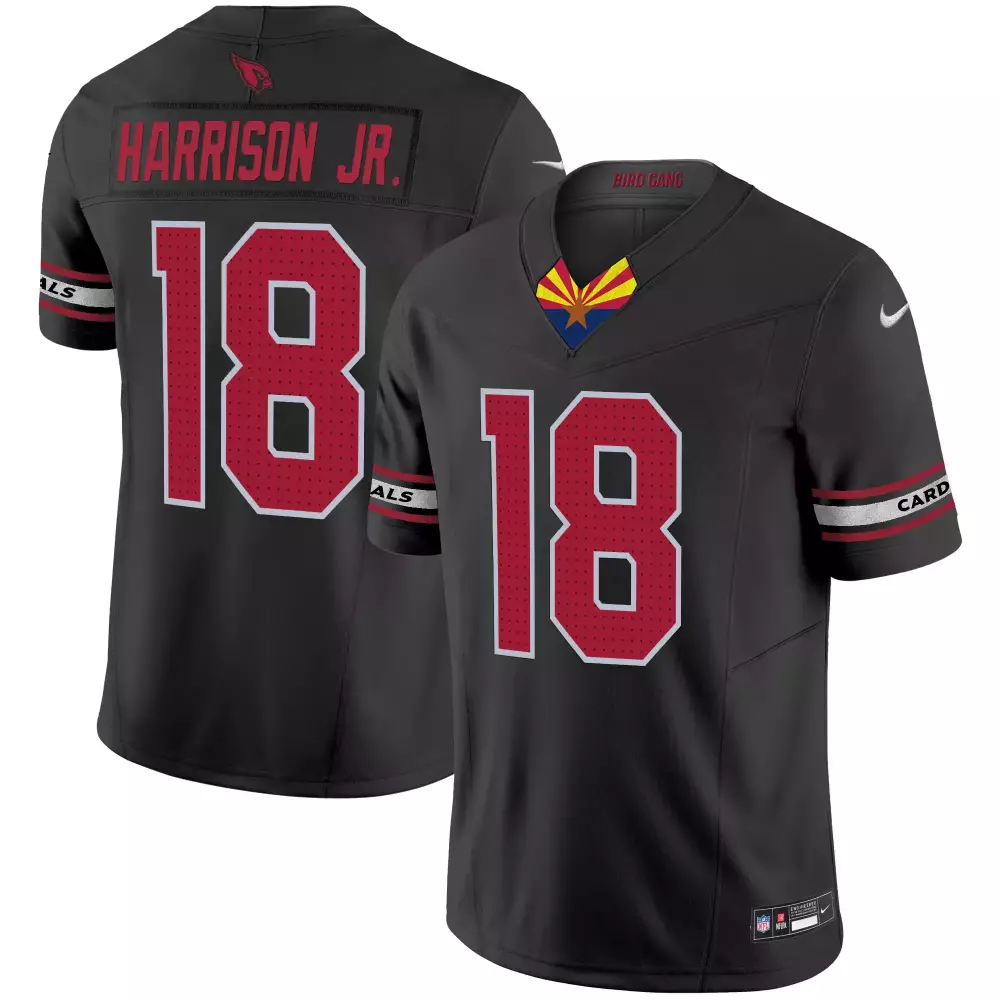 Marvin Harrison 18 Jersey Black Arizona Cardinals Men Player Red White Yellow Blue