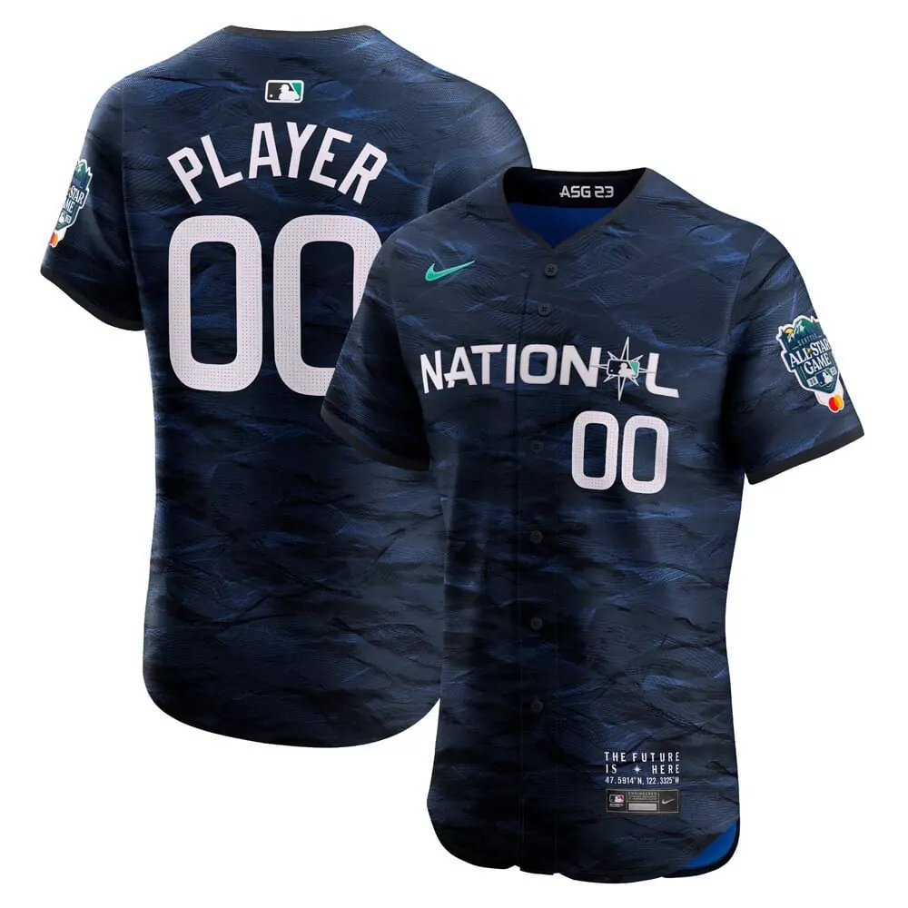 Custom National Jersey Navy Blue Asg 23 All-star Game Design White All Stitched