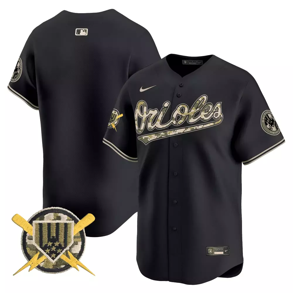 Custom Orioles Jersey Black Team Men Design Tan Green White Vapor Premier Limited
