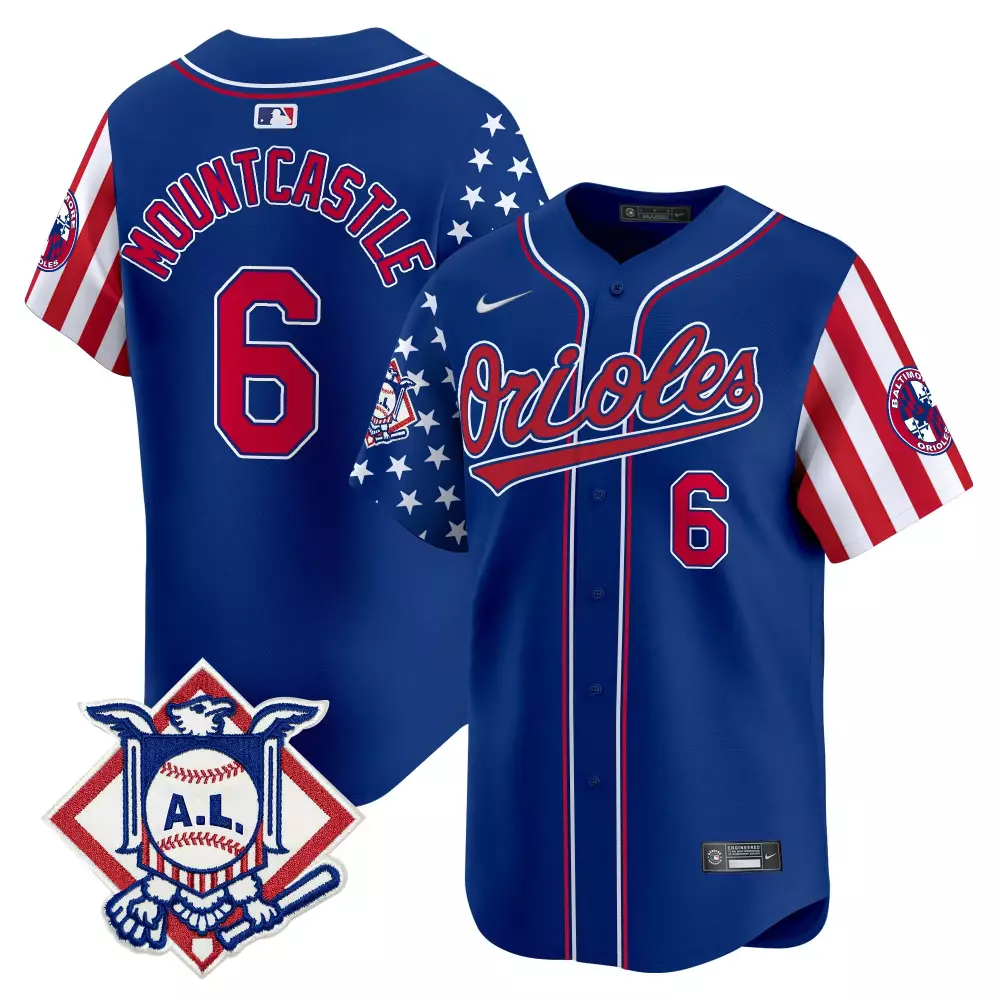 Ryan Mountcastle 6 Orioles Jersey Blue City Connect American League 2023 Men Alternate