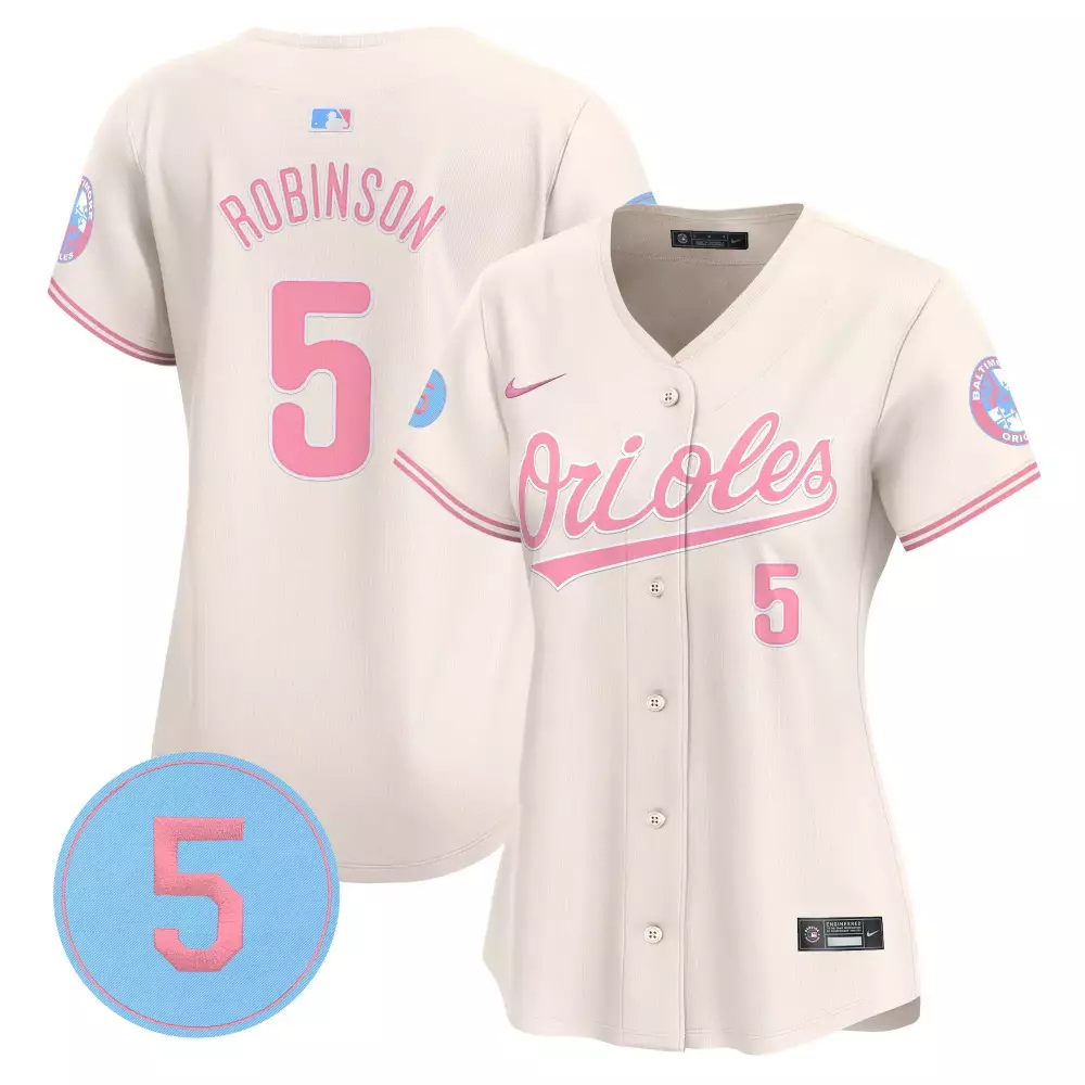 Brooks Robinson 5 Orioles Jersey Cream City Connect Baltimore 2023 Women Alternate