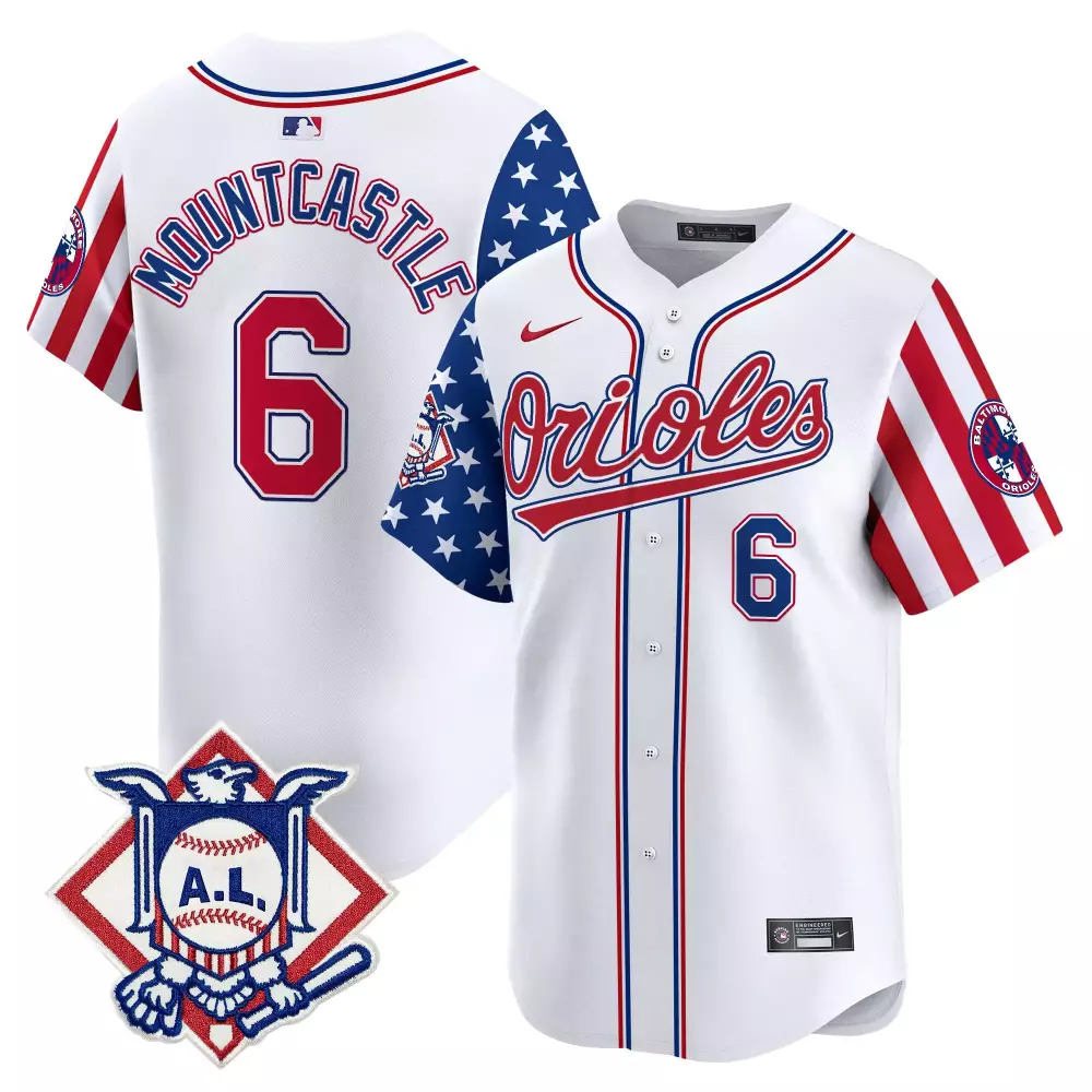 Ryan Mountcastle 6 Jersey White City Connect Baltimore Orioles American League 2023