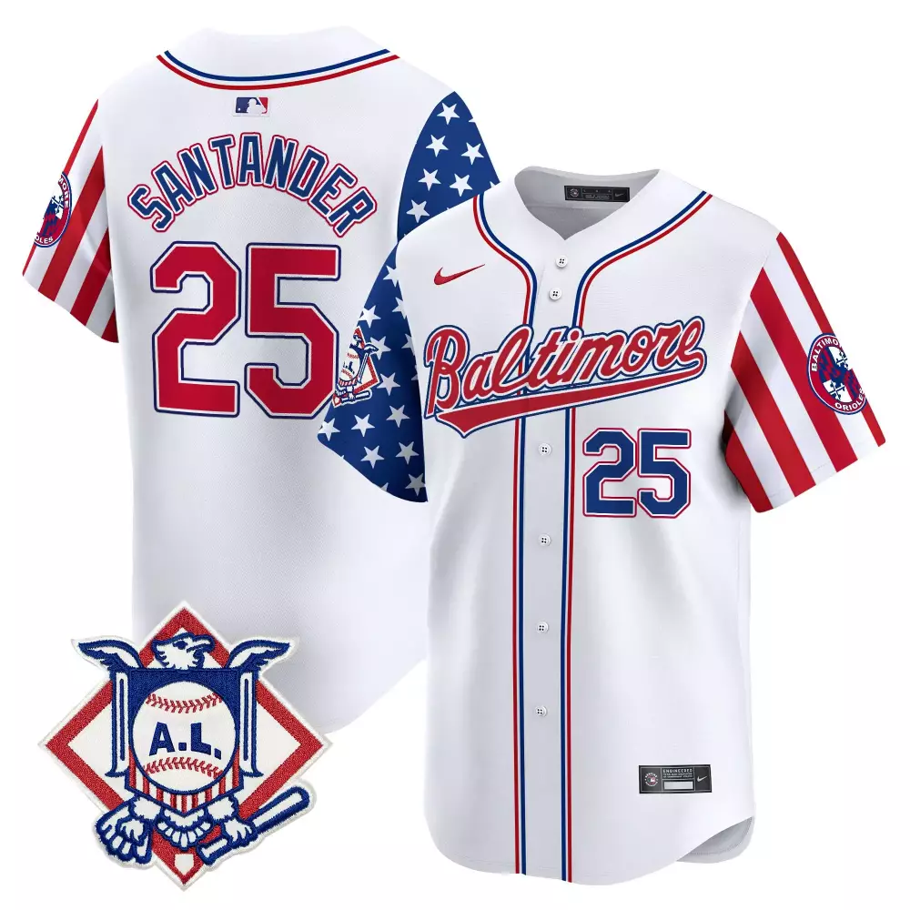 Anthony Santander 25 Jersey White Baltimore Orioles Al Men Alternate Split Design