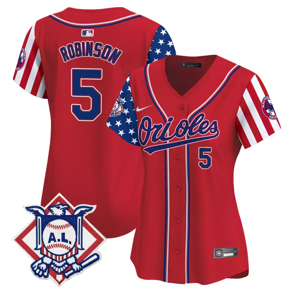 Brooks Robinson 5 Orioles Jersey Red City Connect Al 2023 Men Alternate Split Design