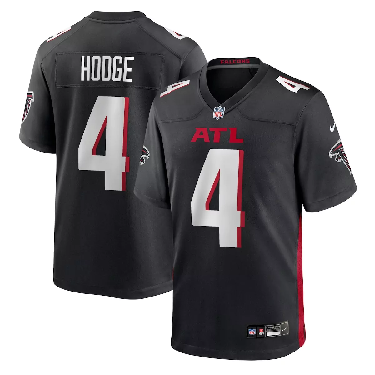 Preston Hodge 4 Falcons Jersey Black Women Player Red Game Preston Hodge 4 Falcons Jersey Black Women Player Red Game