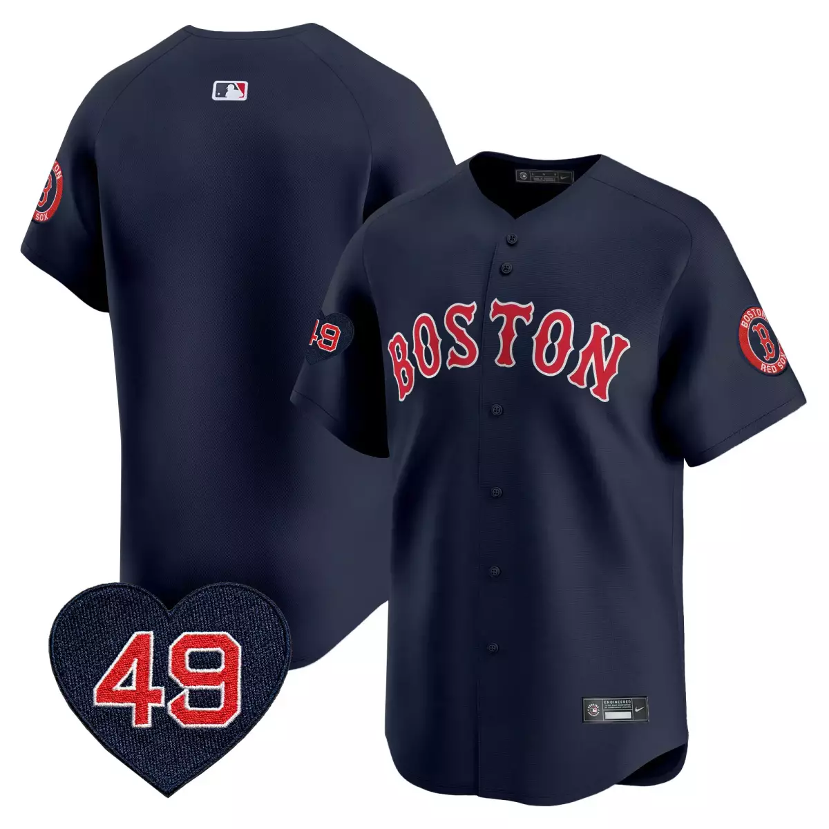 Tim Wakefield 11 Boston Red Sox Jersey Navy City Connect Number Men White Vapor Premier