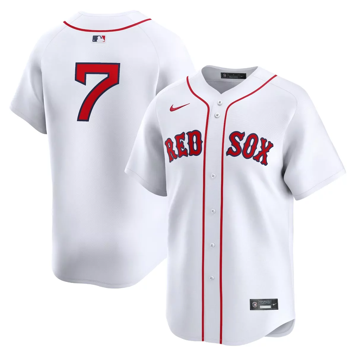 David Ortiz 7 Boston Red Sox Jersey White Men Navy Home Limited