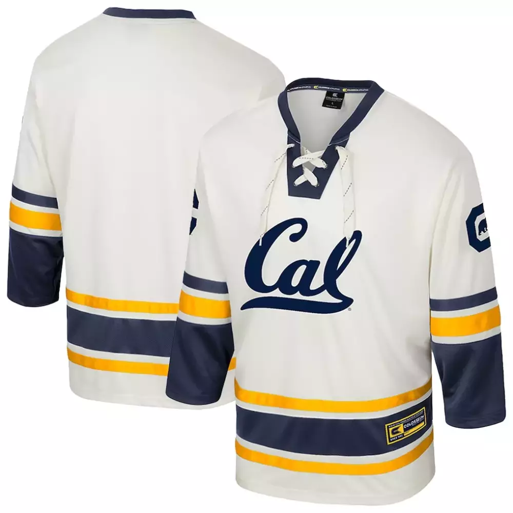 Custom California Golden Bears Jersey White Navy Blue Gold Fashion