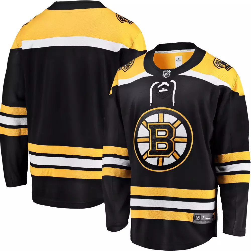 Custom Boston Bruins Jersey Black Men Yellow White All Stitched Vapor