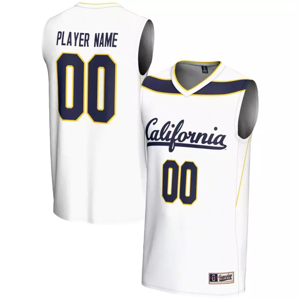 California Jersey White Navy Gold Gameday Unisex