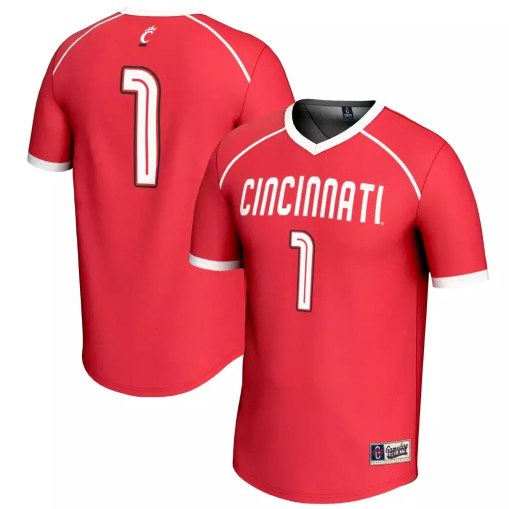 Cincinnati Reds 1 Jersey Red Men White Gameday Fashion