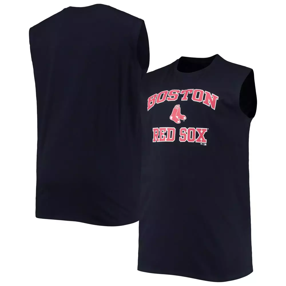 Custom Boston Red Sox Jersey Navy 2023 Men Sleeveless Shirt White All Stitched Vapor