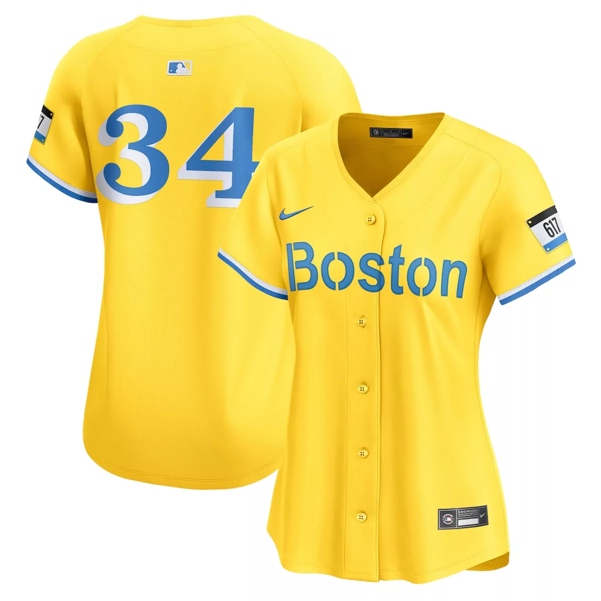 Masataka Yoshida 34 Jersey Yellow City Connect Boston Red Sox 617 Area Code 2023