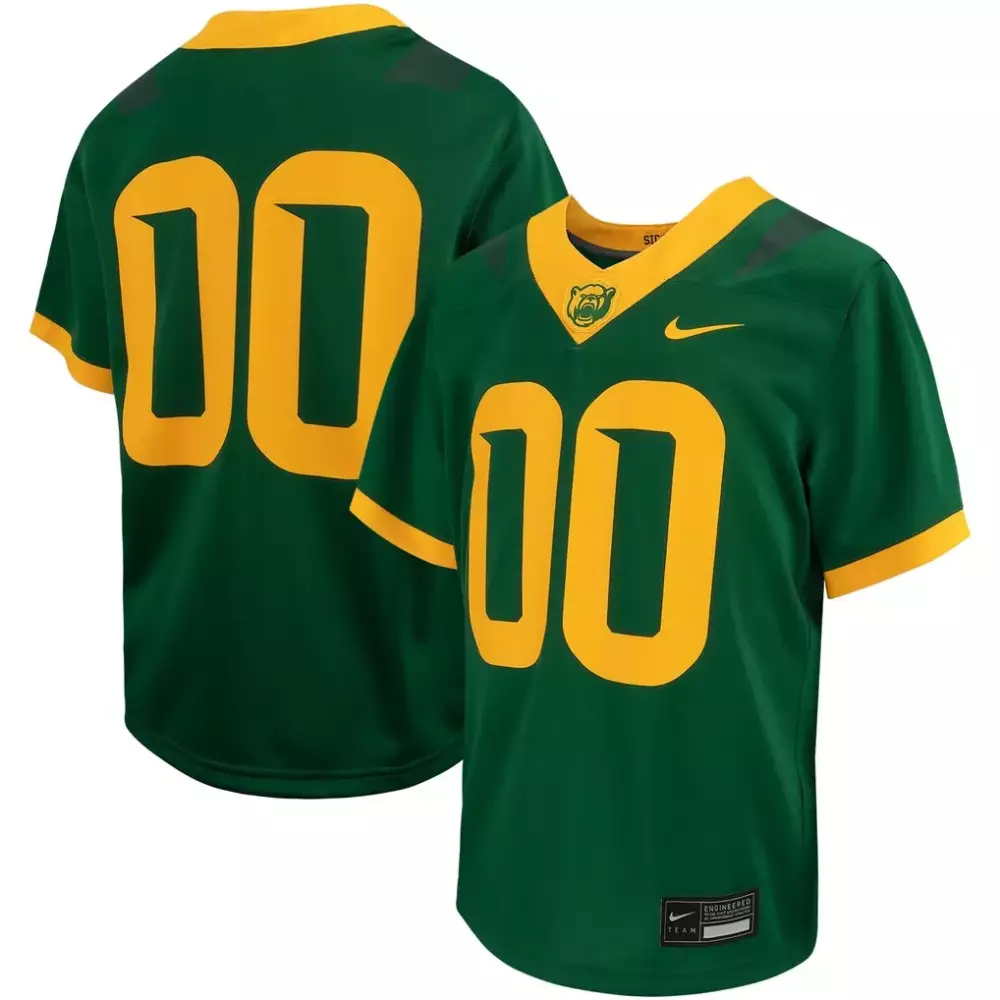 Aj Untouchable Baylor Bears Jersey Green Gold Replica Game
