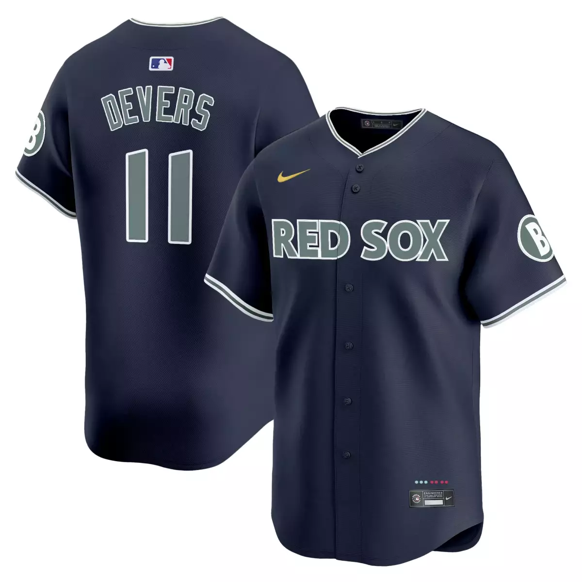 Rafael Devers 11 Red Sox Jersey Navy Men White Grey Vapor Premier Limited All Stitched