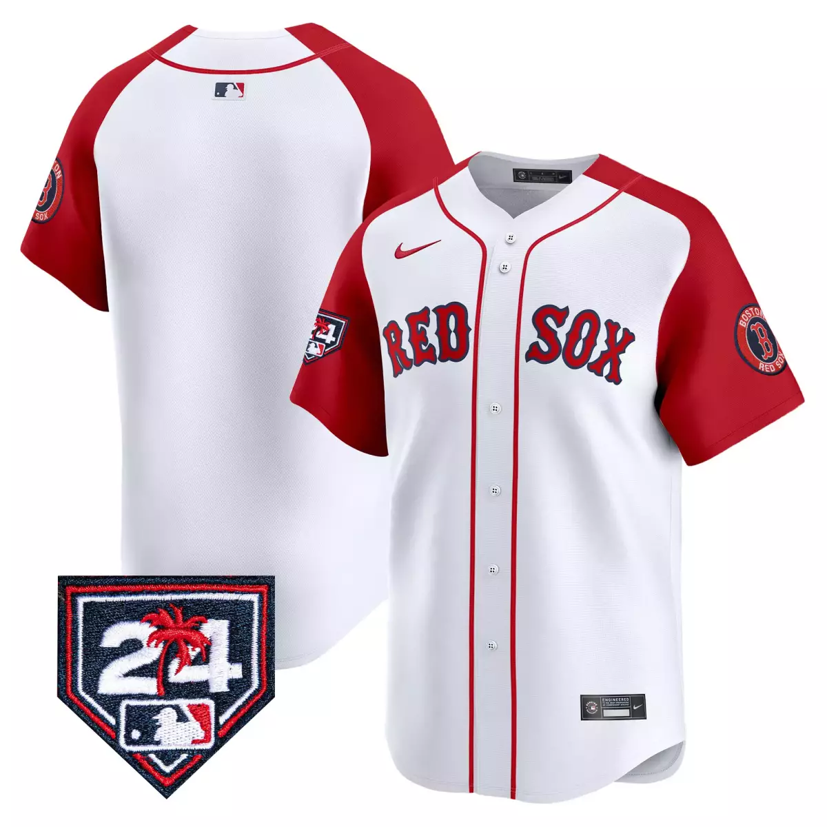 David Ortiz 24 Boston Red Sox Jersey White Palm Tree Men Vapor Premier Limited All