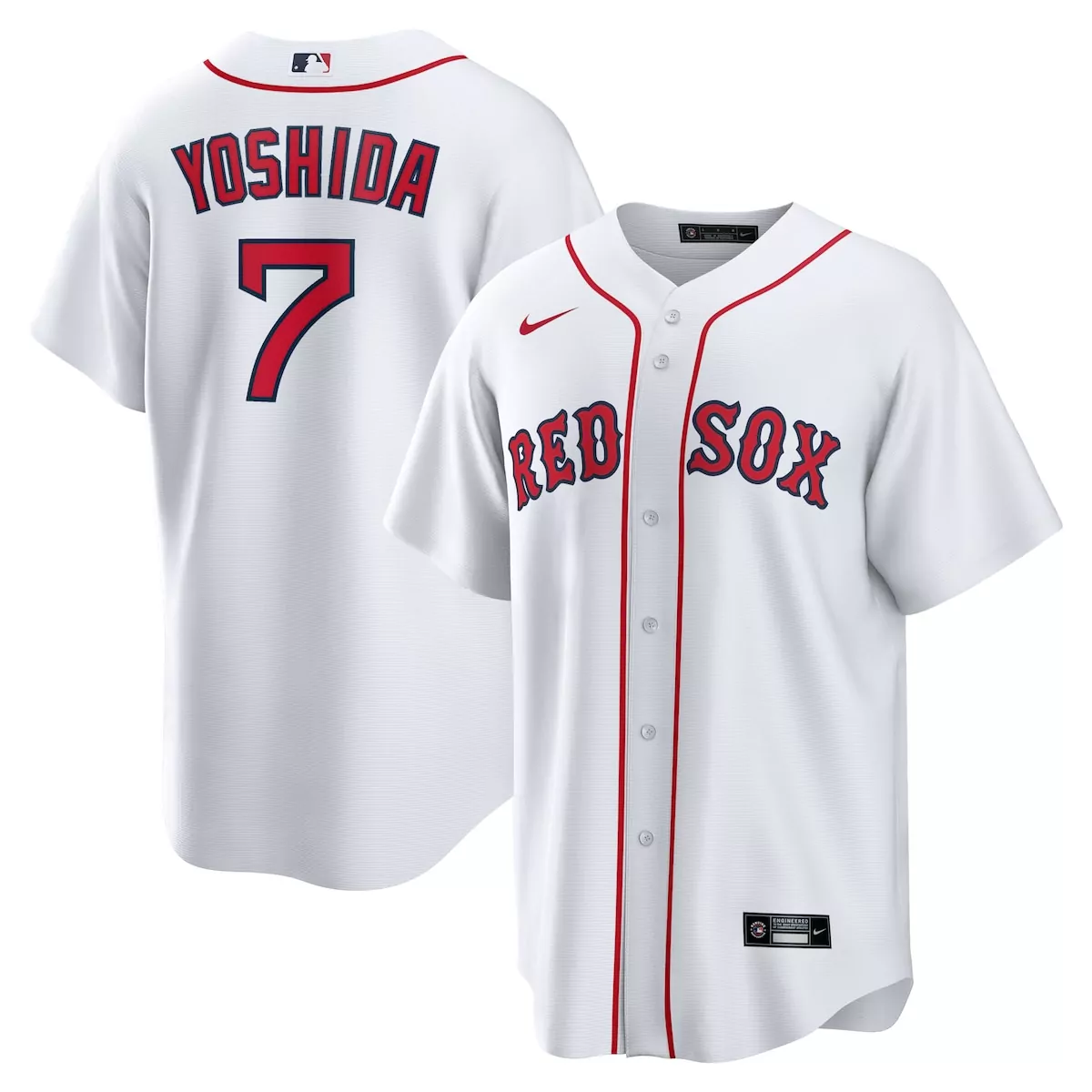 Masataka Yoshida 7 Red Sox Jersey White Men Navy