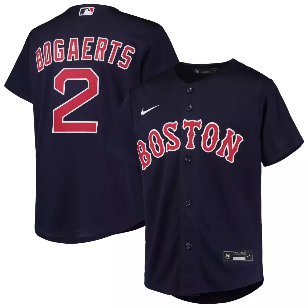 Xander Bogaerts 2 Boston Red Sox Jersey Navy Men White All Stitched Vapor